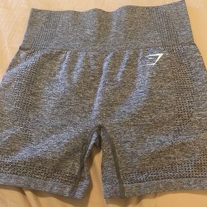 Gymshark OG vital seamless light gray shorts